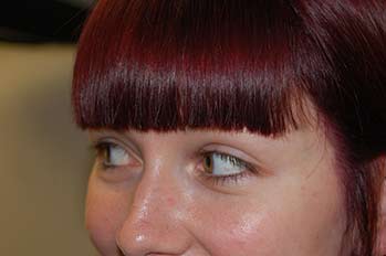 Pony schneiden, Friseur